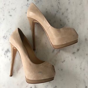Giuseppe Zanotti Sharon Peep Toe Platform Heels
